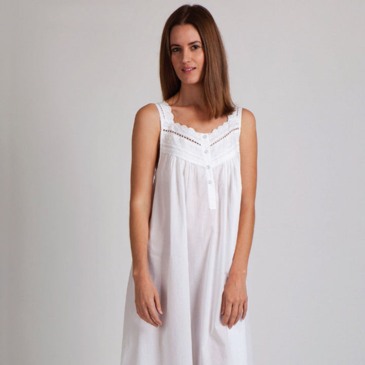 Suzanne Cotton and Lace Nightie
