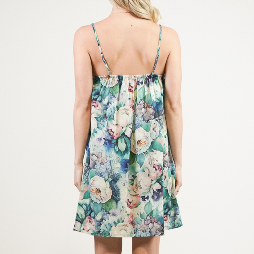 Botanical Bloom Slip Dress