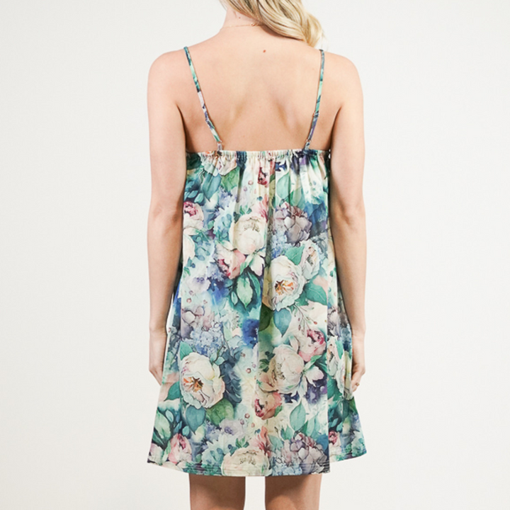 Botanical Bloom Slip Dress