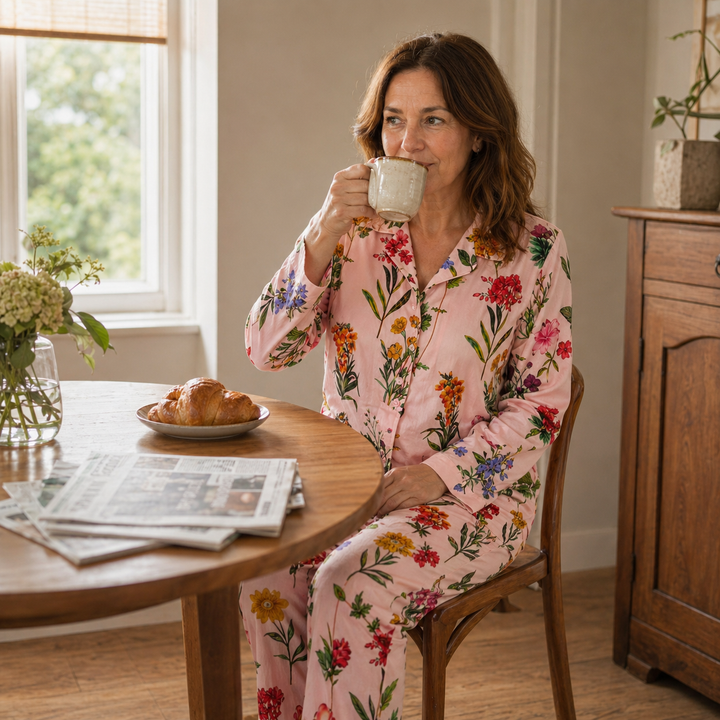 Flora Long Pajama Set
