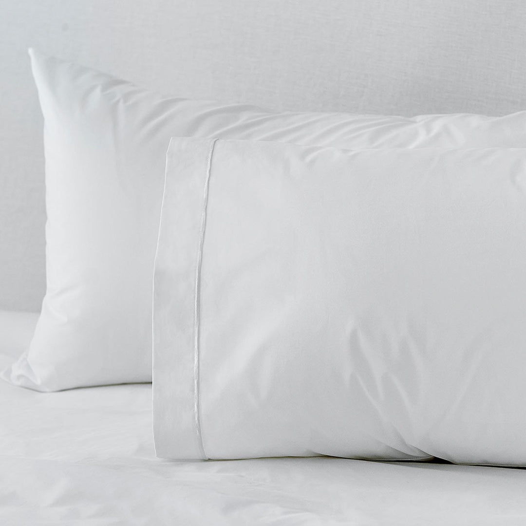 Rialto Egyptian Cotton Pillowcases White The Bedspread Shop