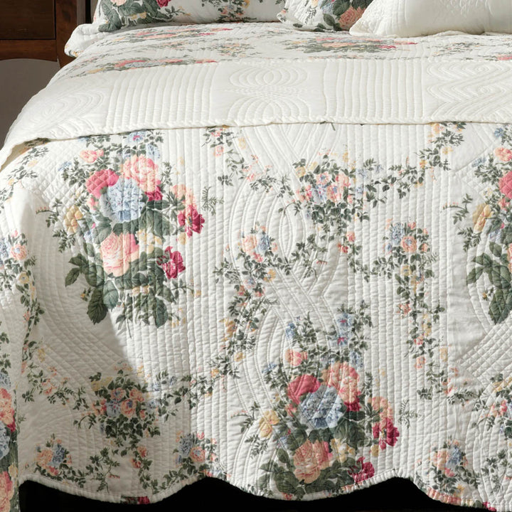 Rosedale Vintage Floral Bedspread Set