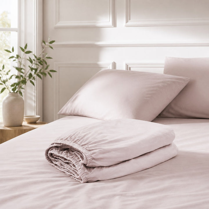 Remy Organic Cotton Sheet Bundle - Blush