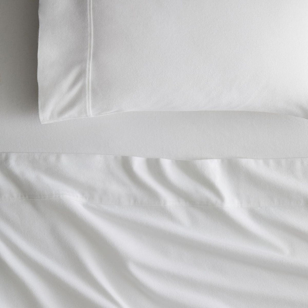 White Flannelette Sheet Set