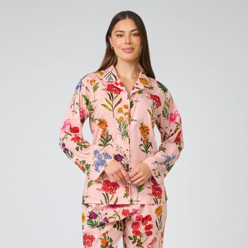 Flora Long Pajama Set