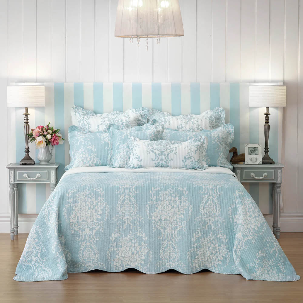 Florence Blue Bedspread Set