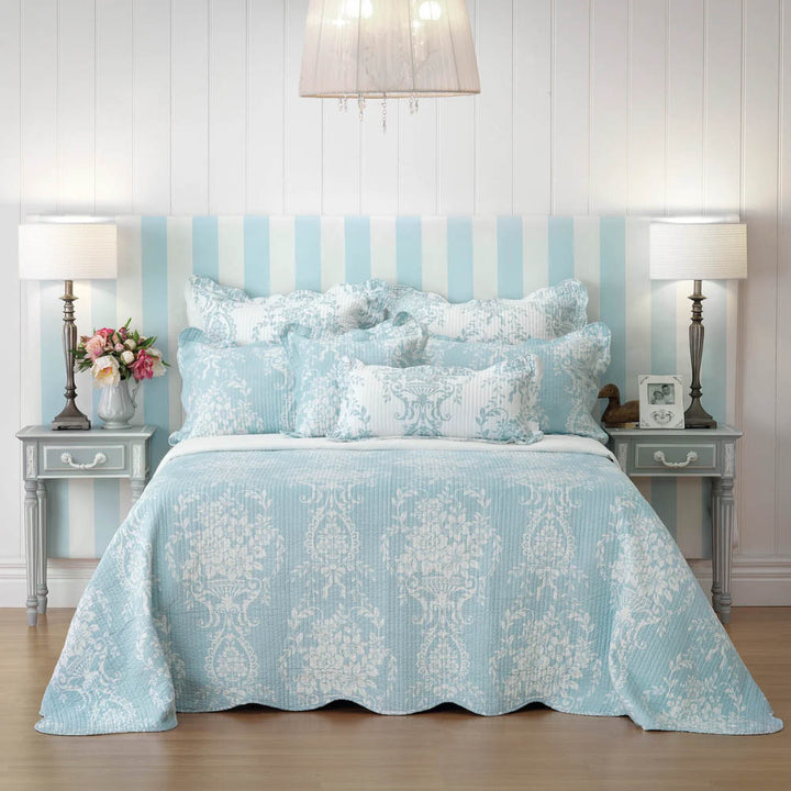 Florence Blue Bedspread Set