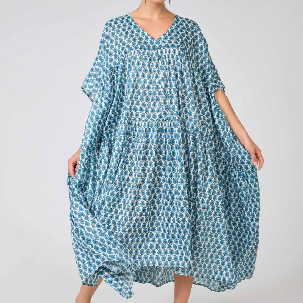 Gemma Blue Kaftan
