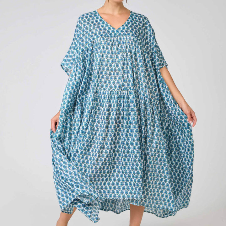 Gemma Blue Kaftan