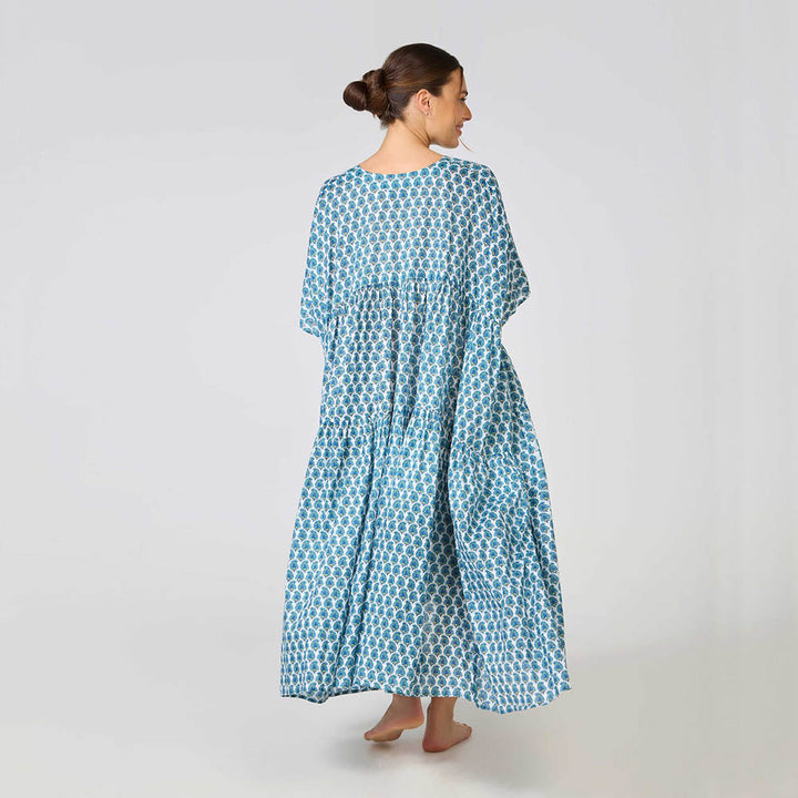Gemma Blue Kaftan