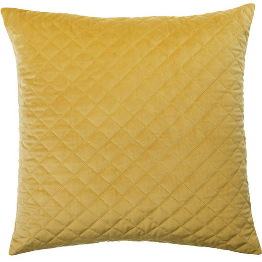 Velvet quilted European pillowcase gold