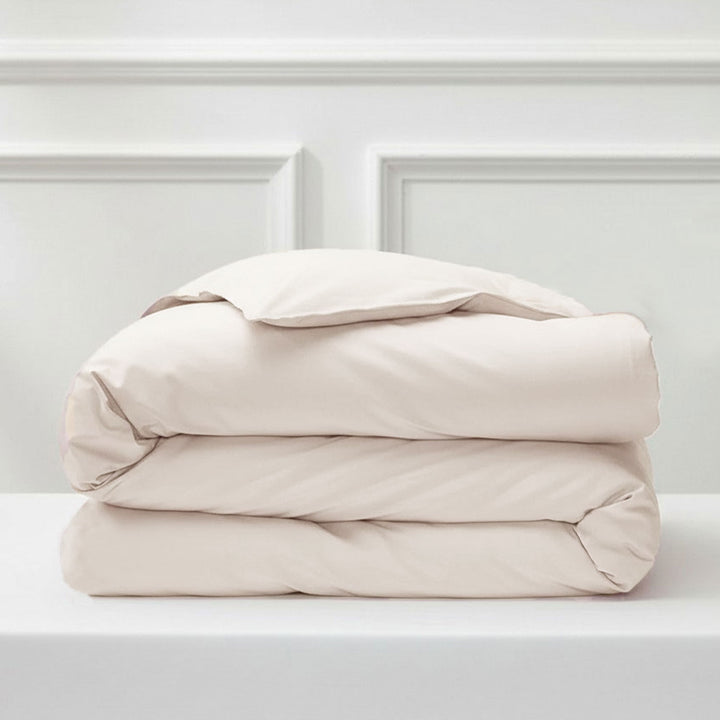 Remy Organic Cotton Quilt Cover - Ivory