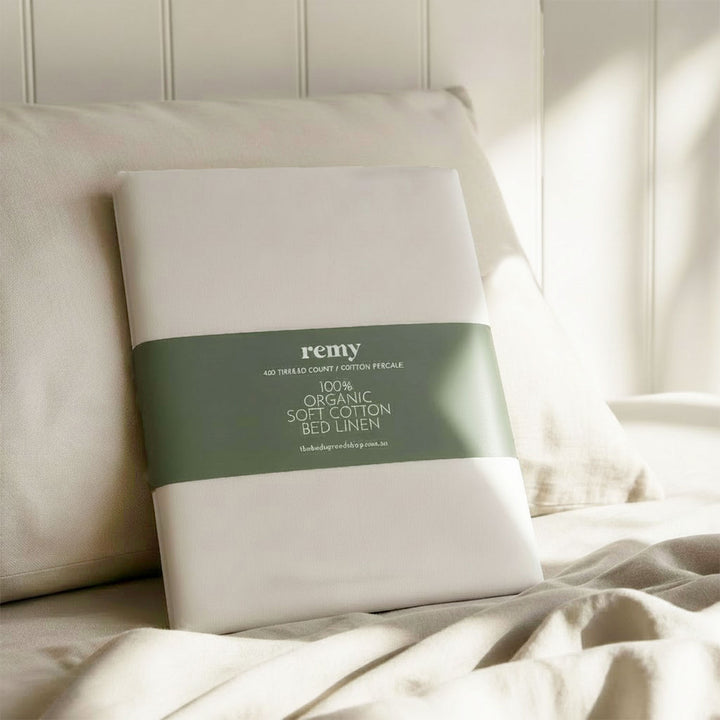 Remy Organic Cotton Pillowcase - Ivory