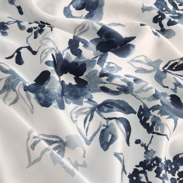 Lanham Silk Pillowcase Blue Rose