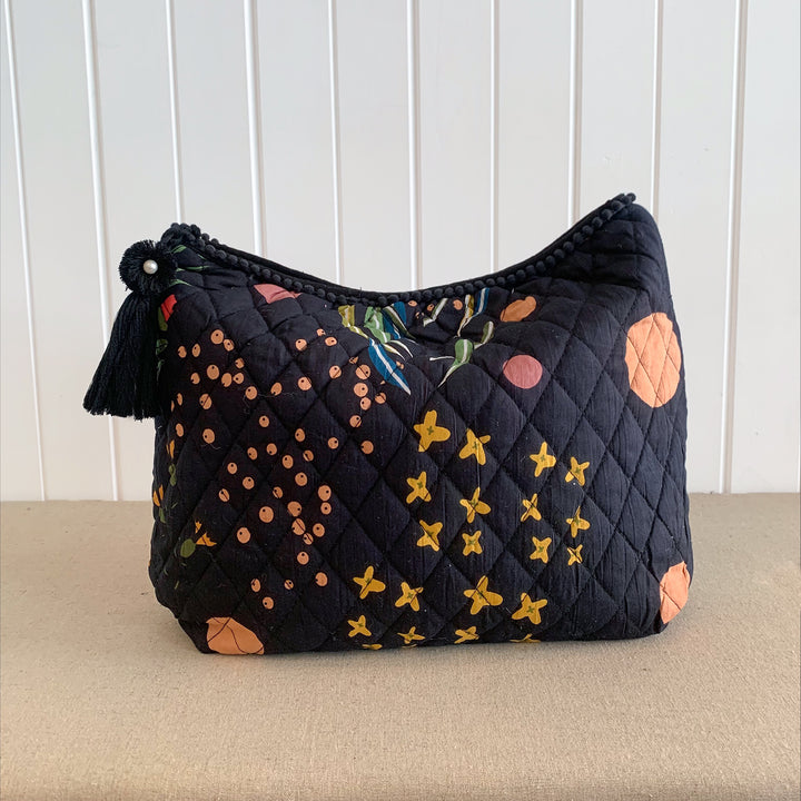 Protea Quilted Beauty Bag