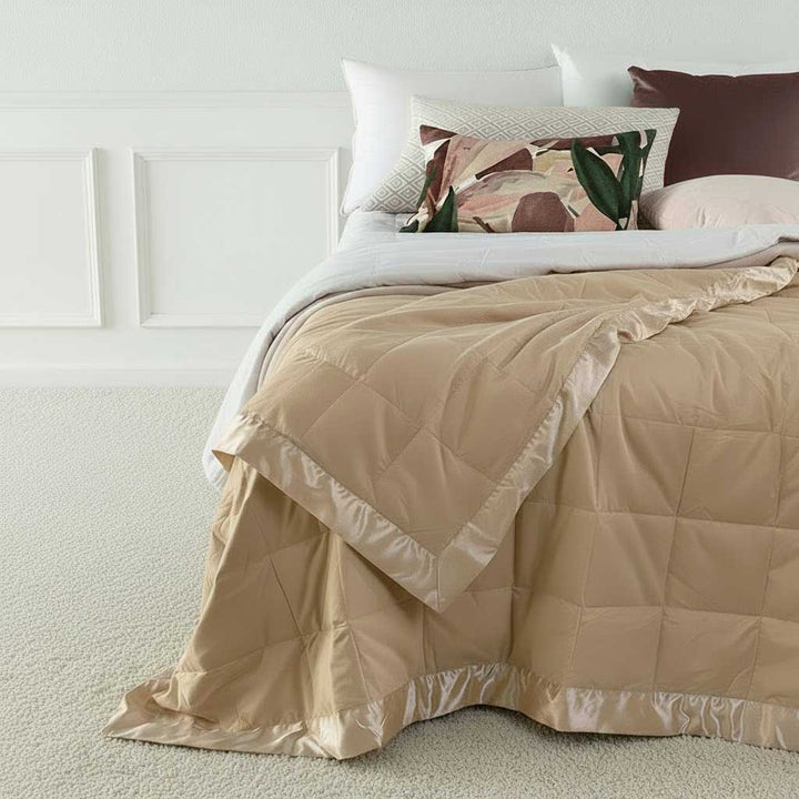 Feather Down Blankets latte
