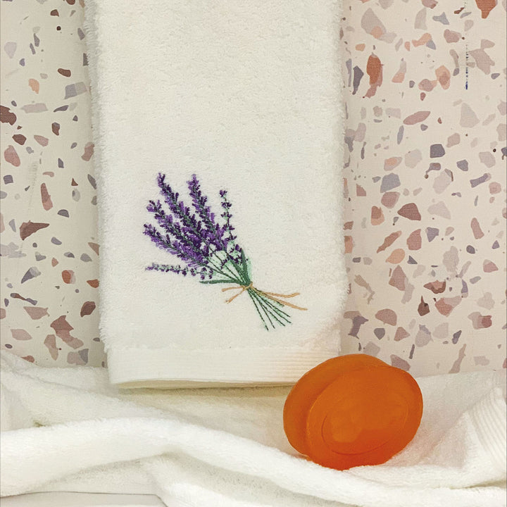 Lavender cotton Hand Towel