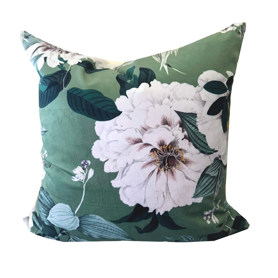 Magnolia Velvet Cushion Cover