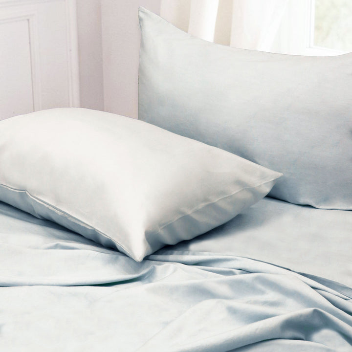 Remy Organic Cotton Flat Sheet - Mist