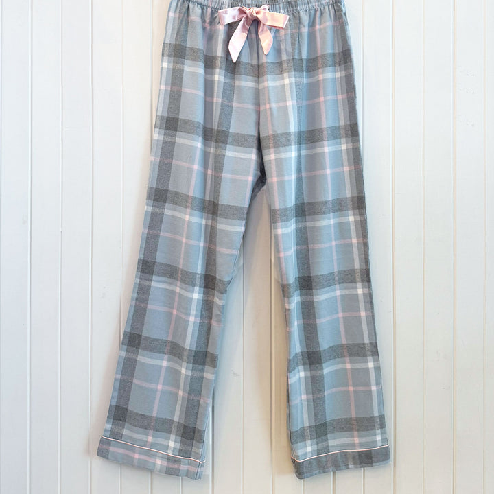 Moss Check Flanelette Pajama Set
