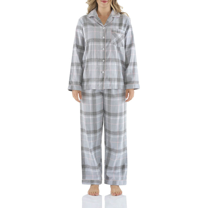 Moss Check Flanelette Pajama Set