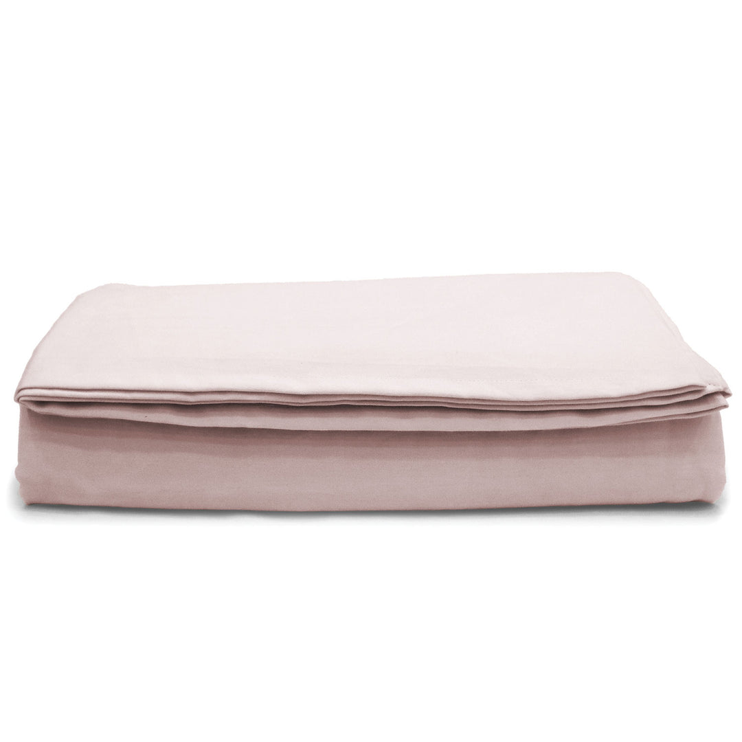 Remy Organic Cotton Flat Sheet - Blush