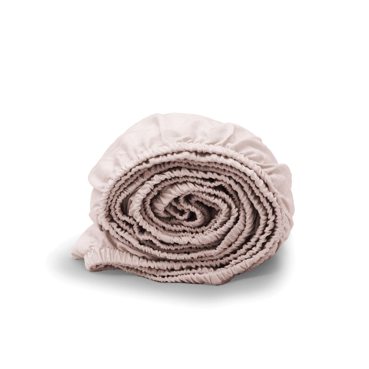 Remy Organic Cotton Fitted Sheet - Blush