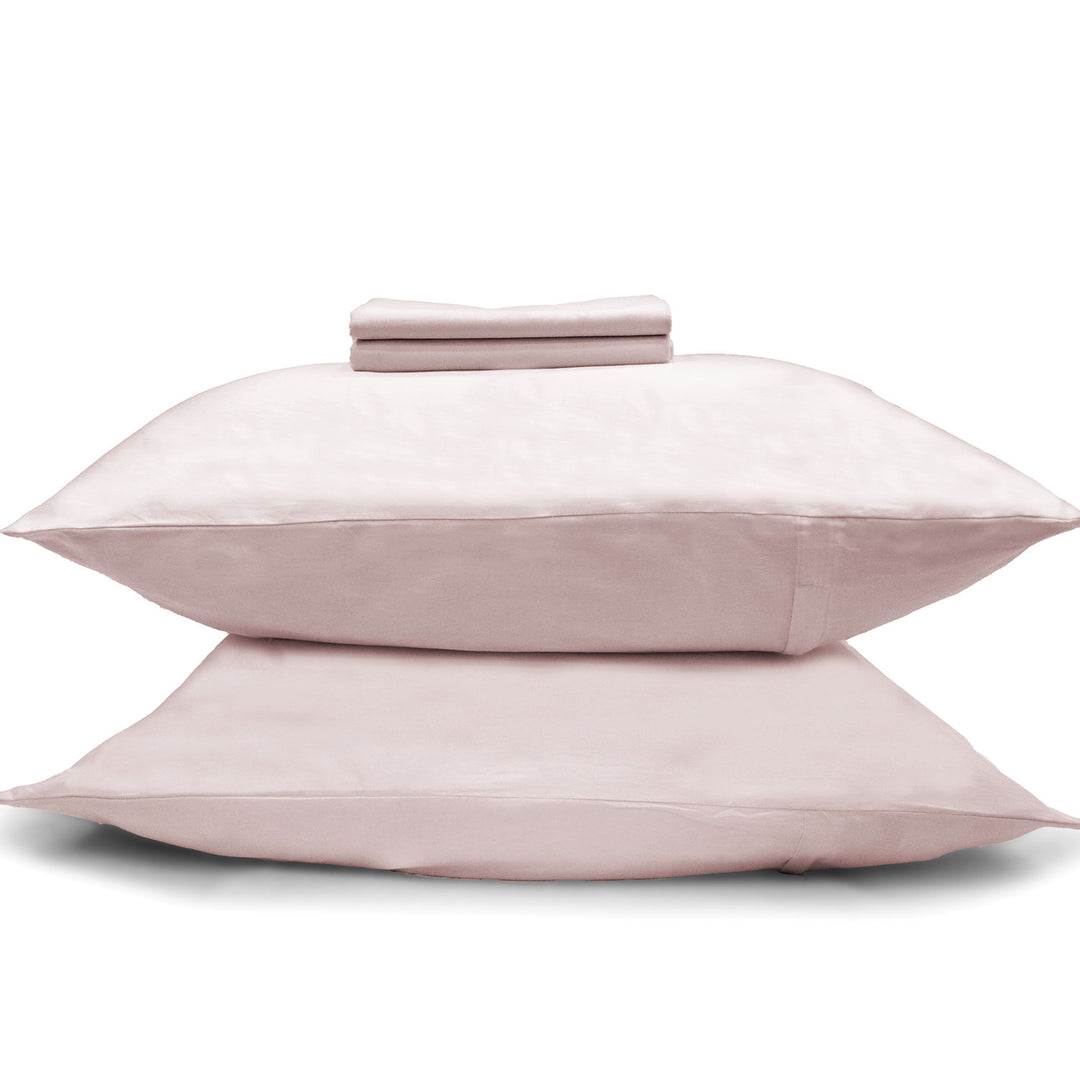 Remy Organic Cotton Pillowcases - Blush