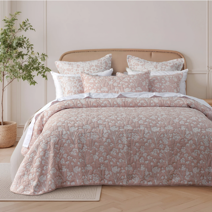 Myra Pink Bedspread Set