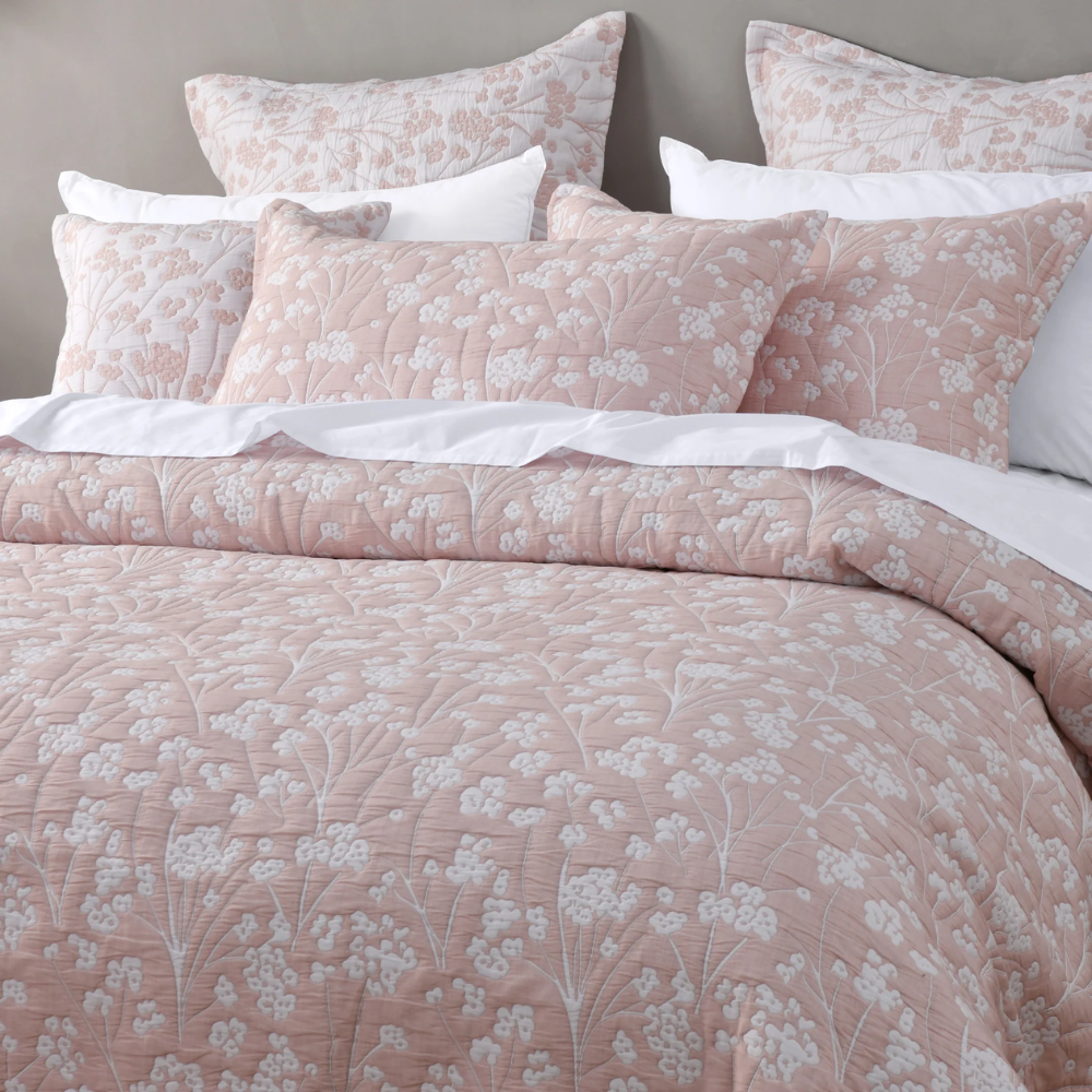 Myra Pink Bedspread Set