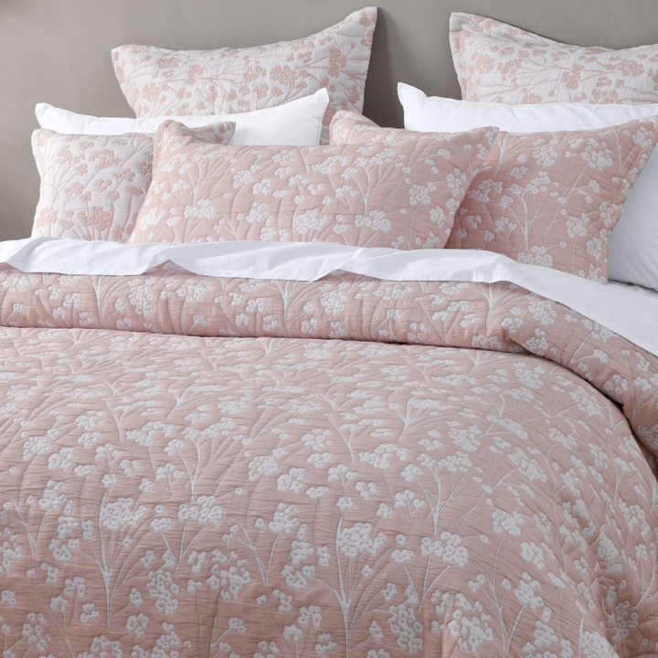 Myra Pink Bedspread Set