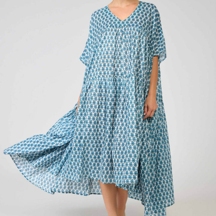 Gemma Blue Kaftan