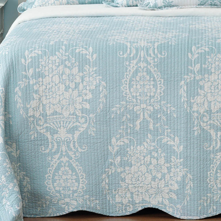 Florence Blue Bedspread Set