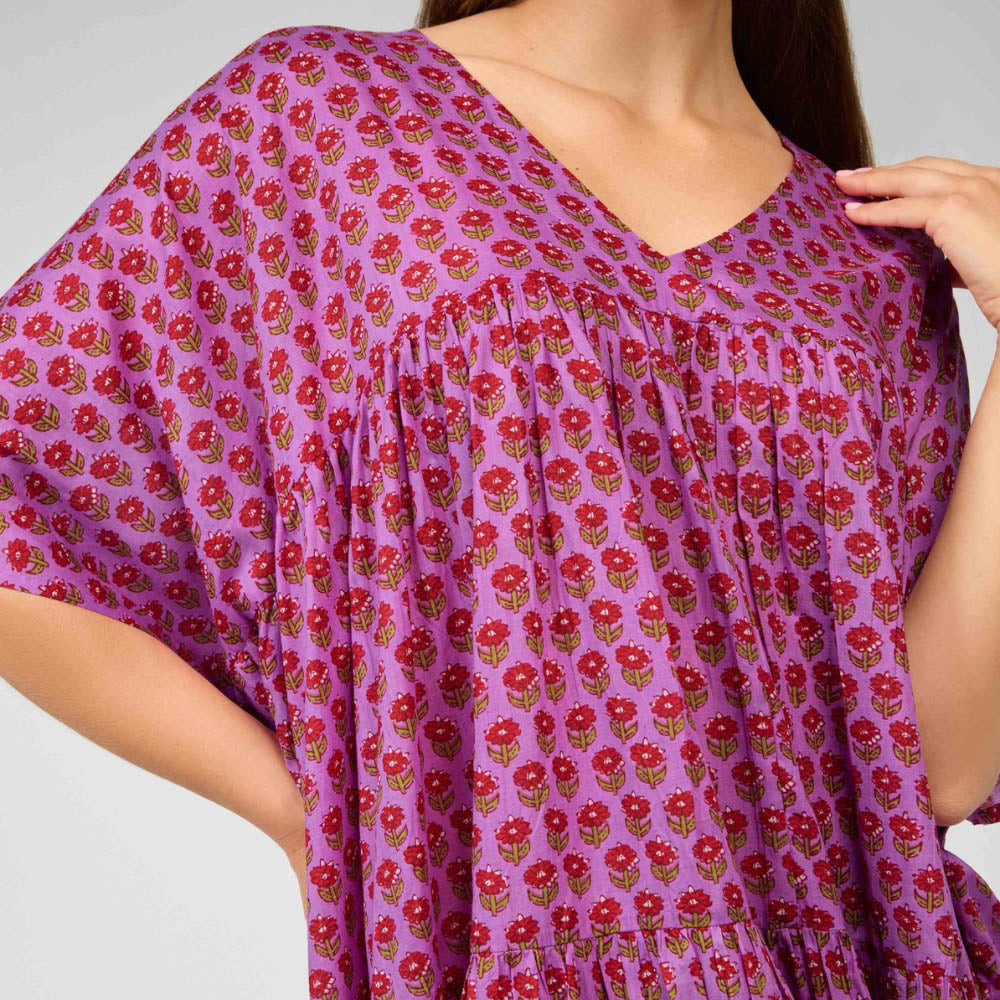 Dahlia Purple Kaftan