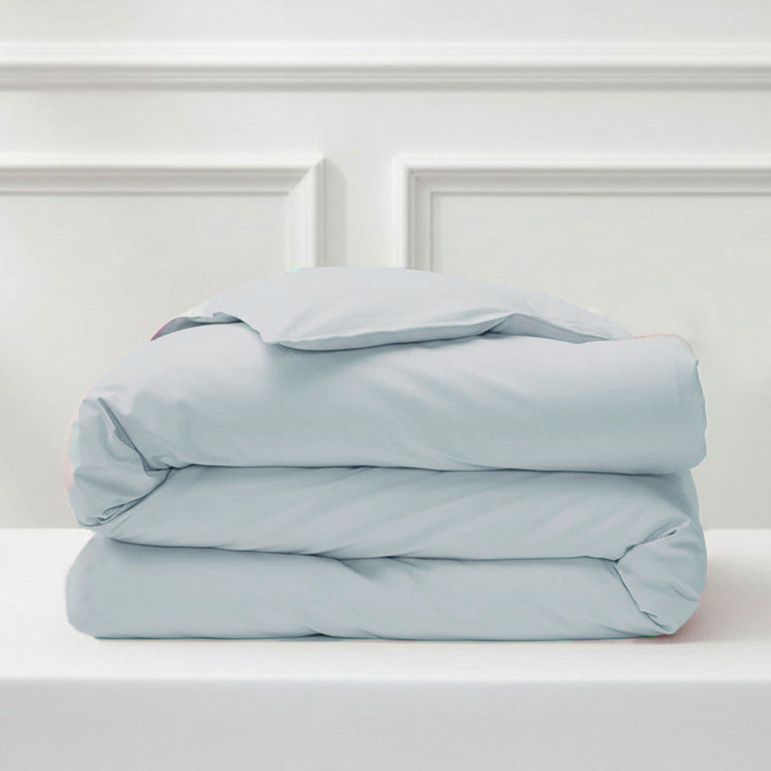 Remy Organic Cotton Quilt Cover - Mist