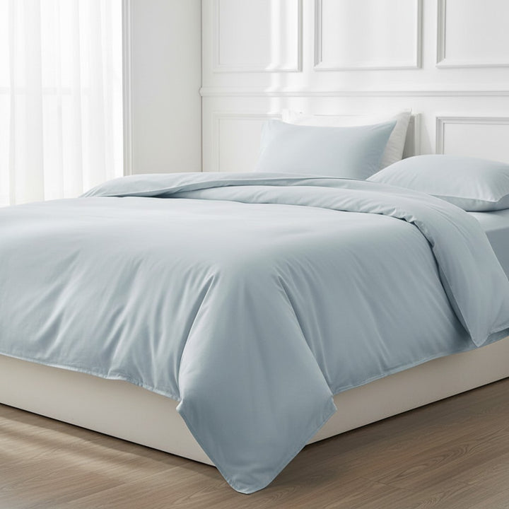 Remy Organic Cotton Quilt Cover Bundle Mist