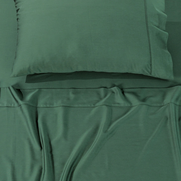 Rosebank Forest Green Queen Pillowcases