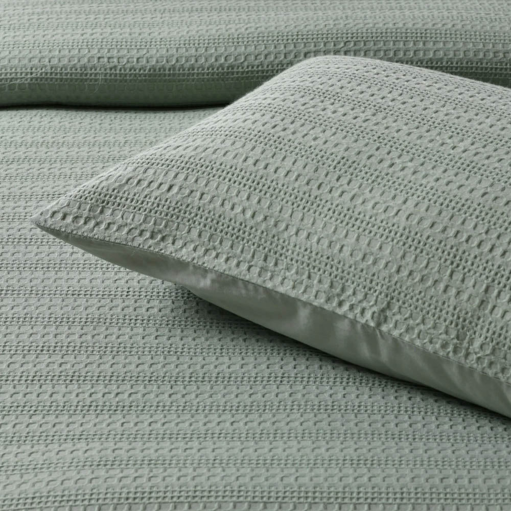 Kahlani Sage Green Quilt Cover Set