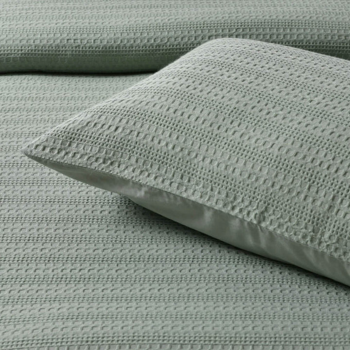 Kahlani Sage Green Quilt Cover Set