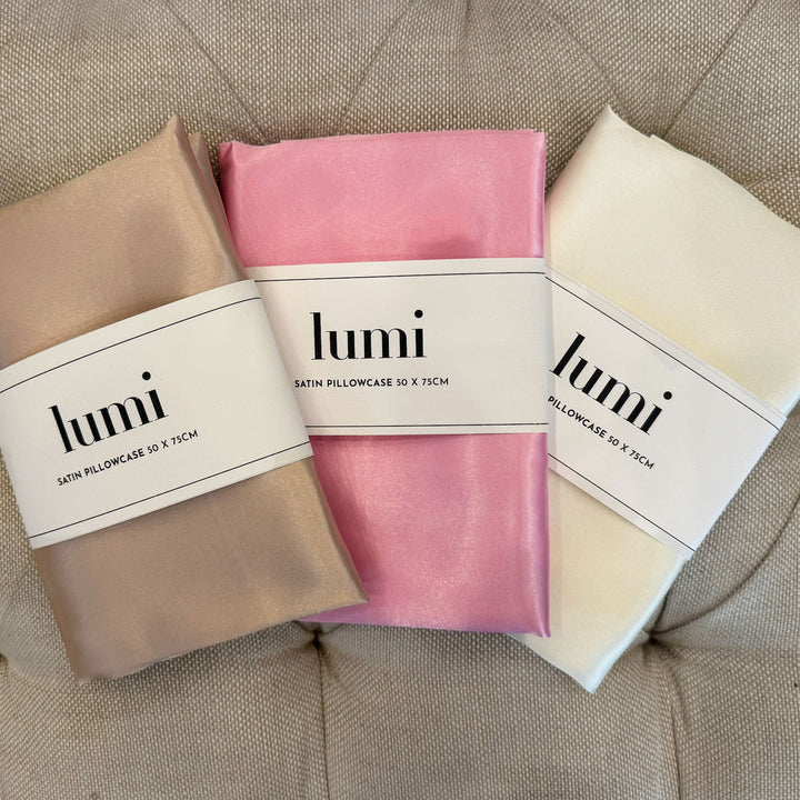 Lumi Satin Pillowcases