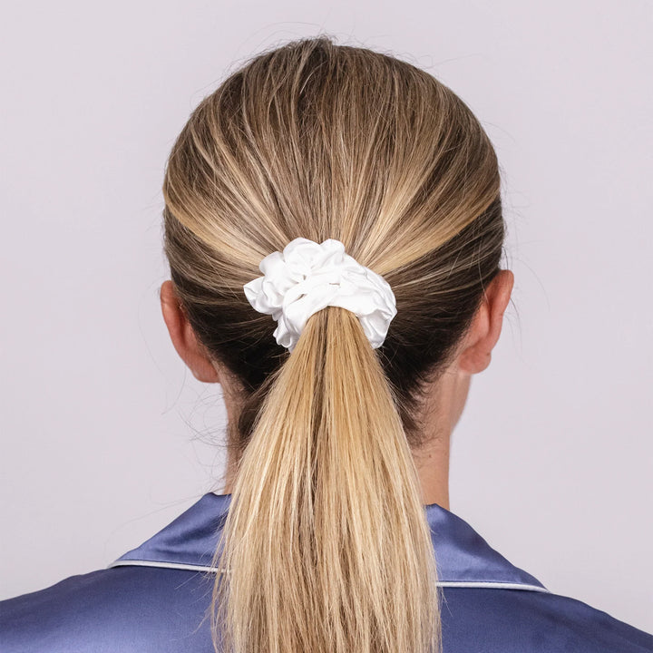 mulberry silk scrunchies
