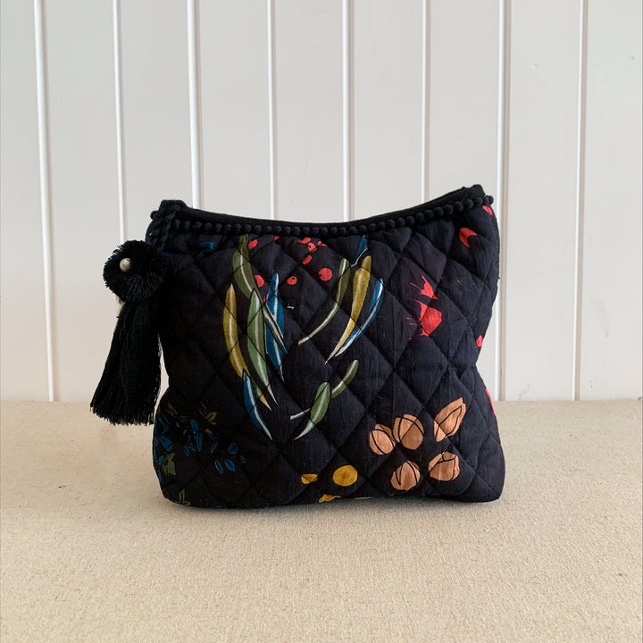 Protea Quilted Beauty Bag