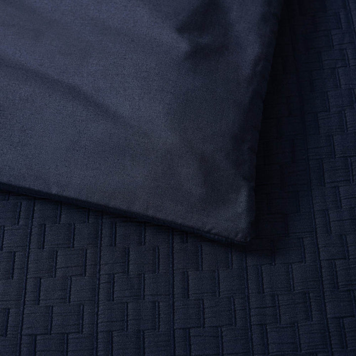 Burleigh Navy Quilt Cover Set