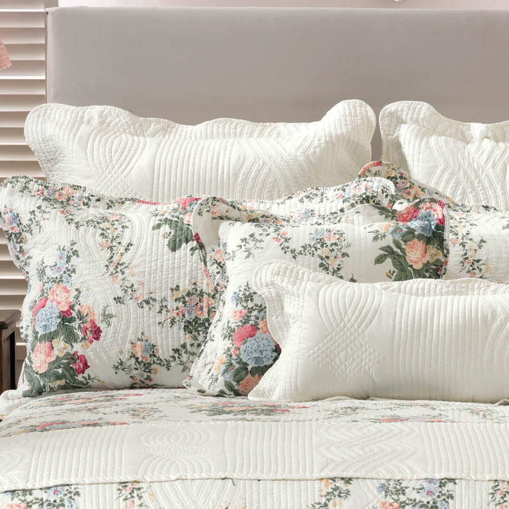 Rosedale Vintage Floral Bedspread Set