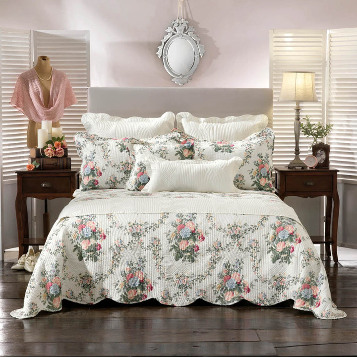 Rosedale Vintage Floral Bedspread Set