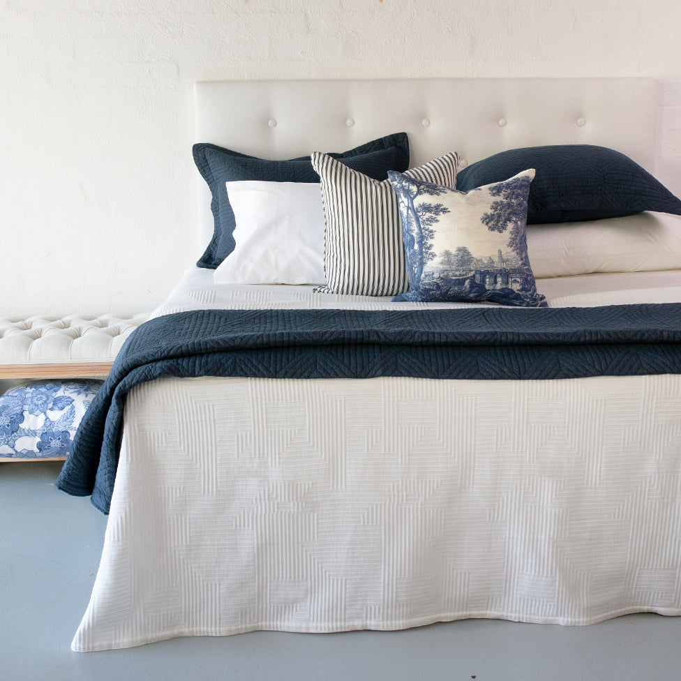 Diamond cotton Coverlet Set